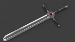 Sword of ancient times 3D model
