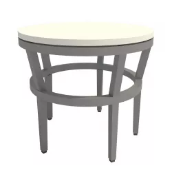 Table-004 Slant Stone Top Side Table 3D model