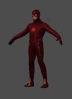 The Flash 3D model