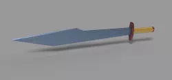 Thors second sword from Thor Ragnarok 3D model