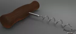 Traditional Wine Bottle Corkscrew