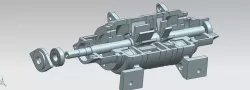 vaccum pump assembly