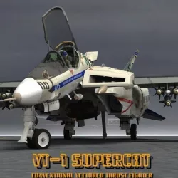 VT-1 Supercat for Poser 3D model