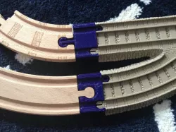 Wood to Trackmaster Train Track Adapter