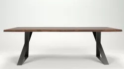 X live edge table 3D model