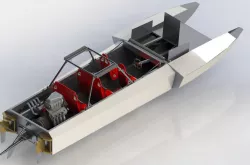 24 ft Hydro Boat