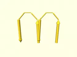 3D Vector OpenSCAD Library
