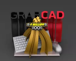 4 Million Trophy 2JCad Entry 1.0