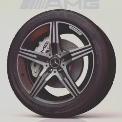 AMG WHEEL 3D max