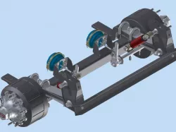 AXLE FOR LONG BED TRAILER