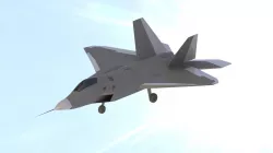 F22 Raptor scale model