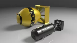 "Fat Man"  and "Little Boy"  Atomic Bombs