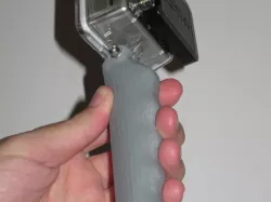 GoPro Handle, prints in one piece with no supports.