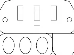Hack-E-Bot Line Sensor Housing