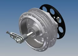 Honda CB750 K2 rear hub