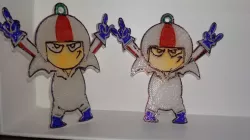 kick buttowski keychain