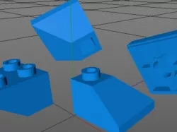 Lego Block Triangles Male and Female