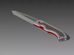 Lock blade knife