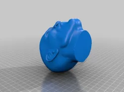 LPA 3D Head Sculpture