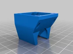Metal hotend cooling cowling for 30x30 fan
