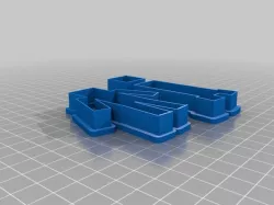 Minecraft Cookie Cutter Set (scaled foot fixed)