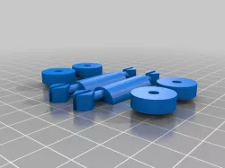 mini skateboard truck and wheels