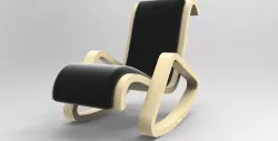 Modern Wooden rocking chair