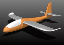 Multiplex Fox glider plane