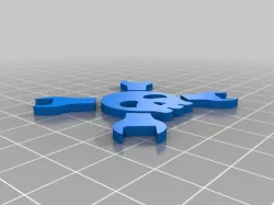 My Customized Hack a Day Skull and Wrenches Logo