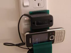 Nokia candy-bar style phone charger bracket