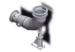 Pipe Support with Spring Can