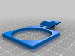 Printrbot filament guide and fan mount