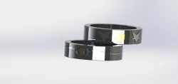 Rose Engraved Ring