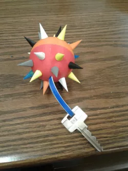 spiked ball key protector