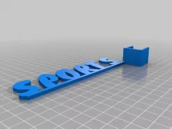 SPORTS shelf talker 25mm