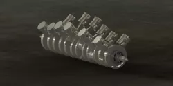V12 Engine 45 Degree