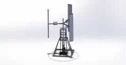 Vertical Axis Wind Turbine with NACA 0018