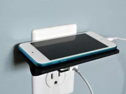 Wall Outlet Shelf