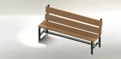 Wood Bench
