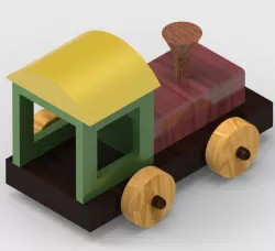 Wooden Toy Train