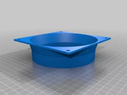 140mm fan to 5 inch (ID) tube/duct