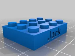 1x3 Jack Lego Brick