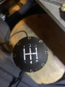 2 piece weighted 2009 mustang gt shifter knob (poorly attempted replica)