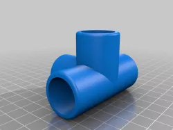 4 way edge PVC 1/2" connector