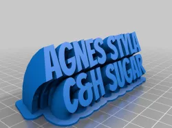 Agnes name plate