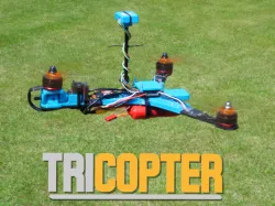  Ardupilot Tricopter Frame - Autonomous FPV Test Platform 