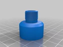 Ares AS01/02/02 outer barrel > 14mm CCW thread adapter