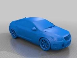 buick regal car 3d model