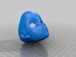crying BJD head