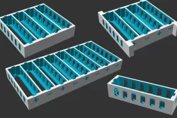 Customizable 18650 Battery Holder High Current